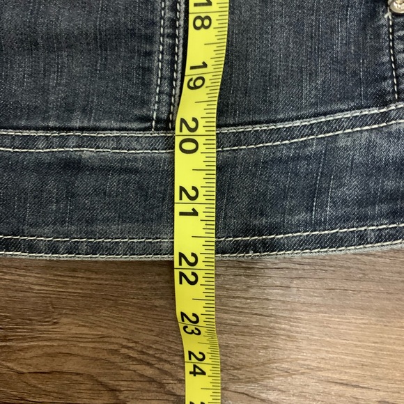 Chico's Platinum Rhinstone Jean Jacket Size Medium - Picture 11 of 12